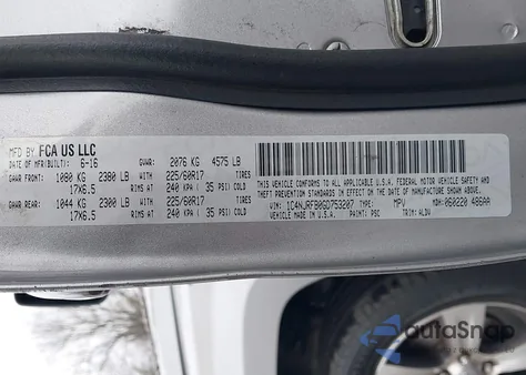 2016 Jeep Patriot High Altitude Edition z USA, uszkodzony, nr VIN 1C4NJRFB0GD753207